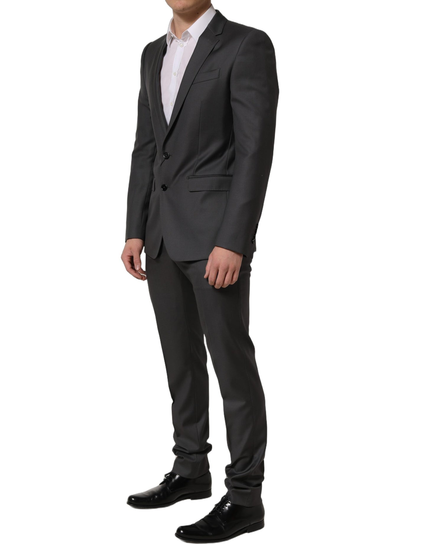 Dolce & Gabbana Gray MARTINI Slim Fit Formal 2Piece Men Suit Dolce & Gabbana