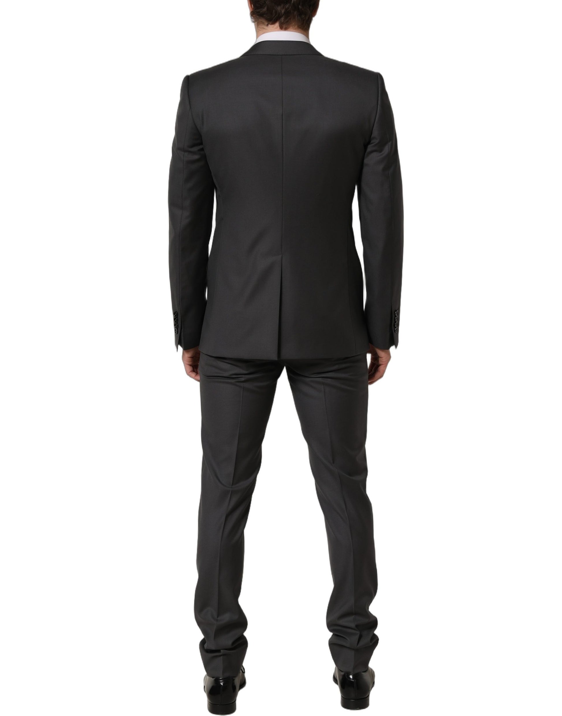 Dolce & Gabbana Gray MARTINI Slim Fit Formal 2Piece Men Suit Dolce & Gabbana