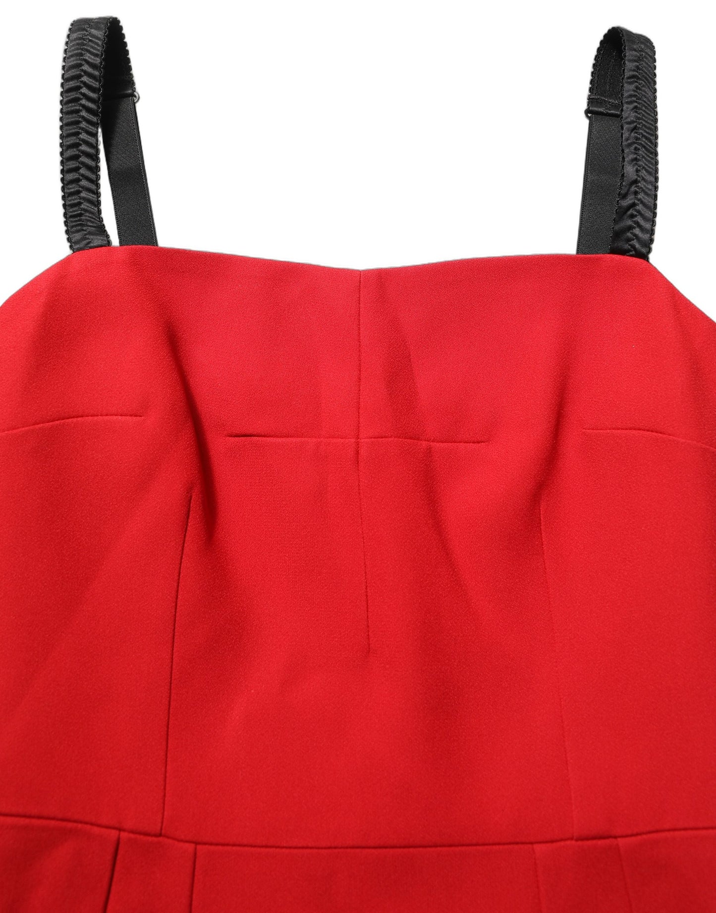 Dolce & Gabbana Red Stretch Bodycon Sheath Knee Length Dress Dolce & Gabbana