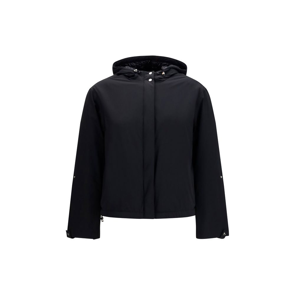 Herno Black Polyamide Shell Jacket Herno