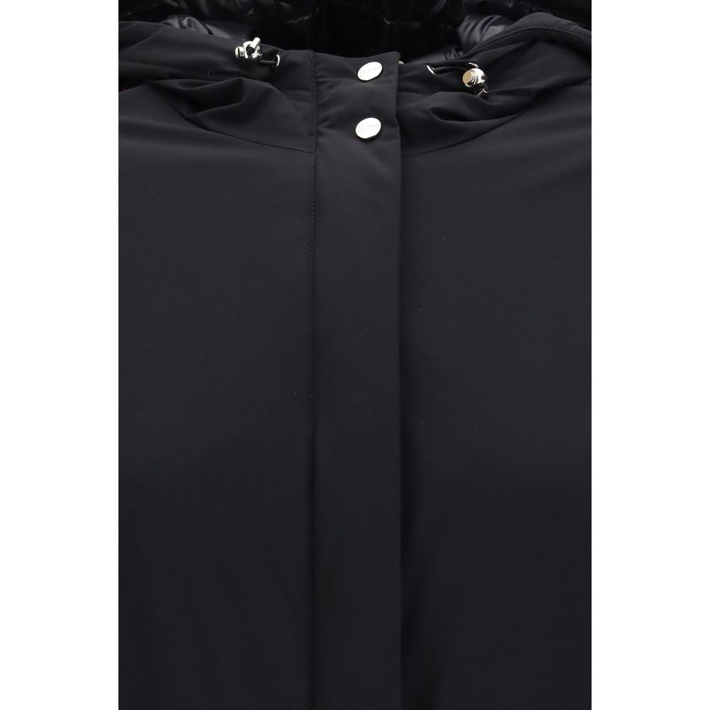 Herno Black Polyamide Shell Jacket Herno