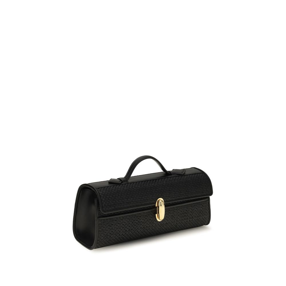 Savette Black Raffia Handbag Savette