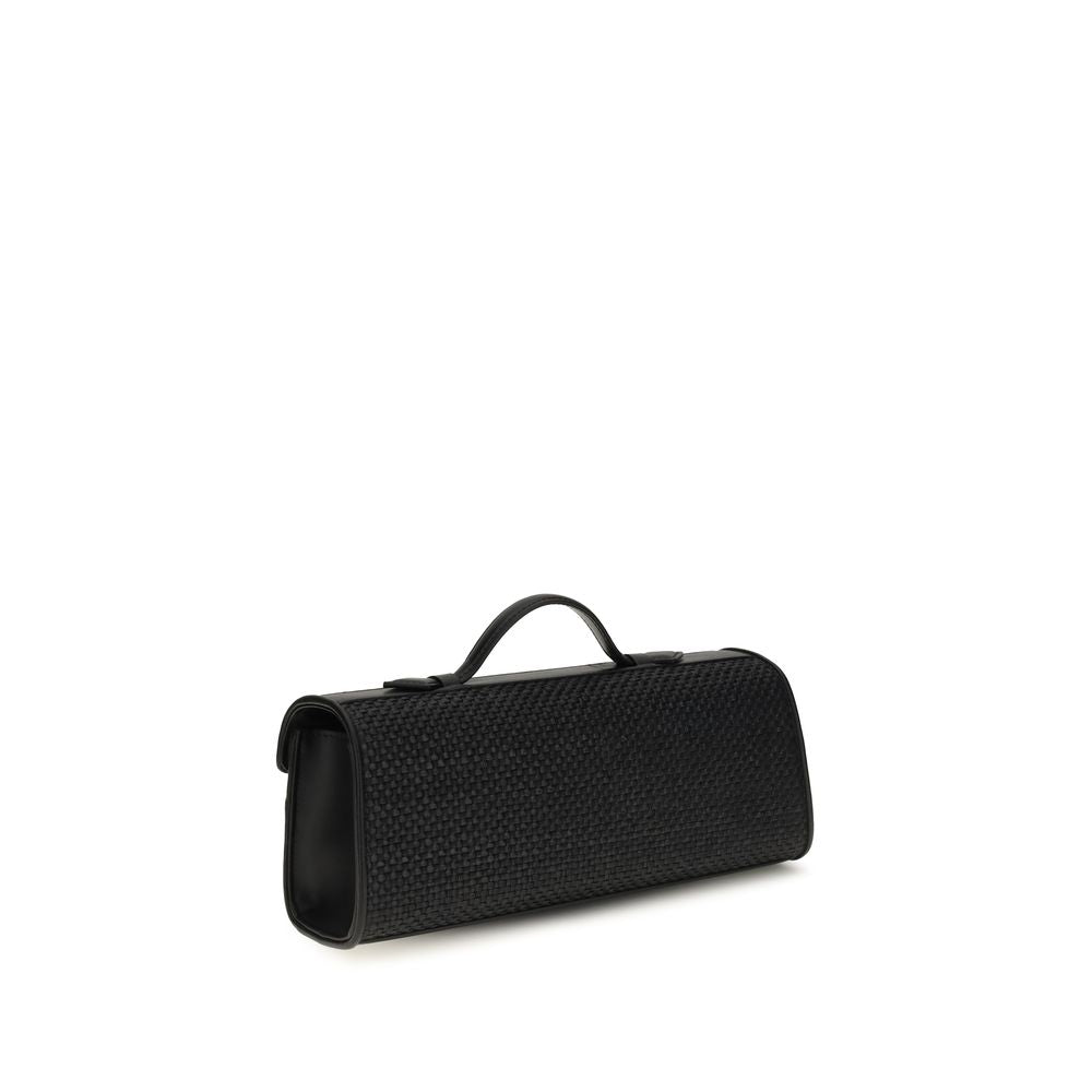 Savette Black Raffia Handbag Savette