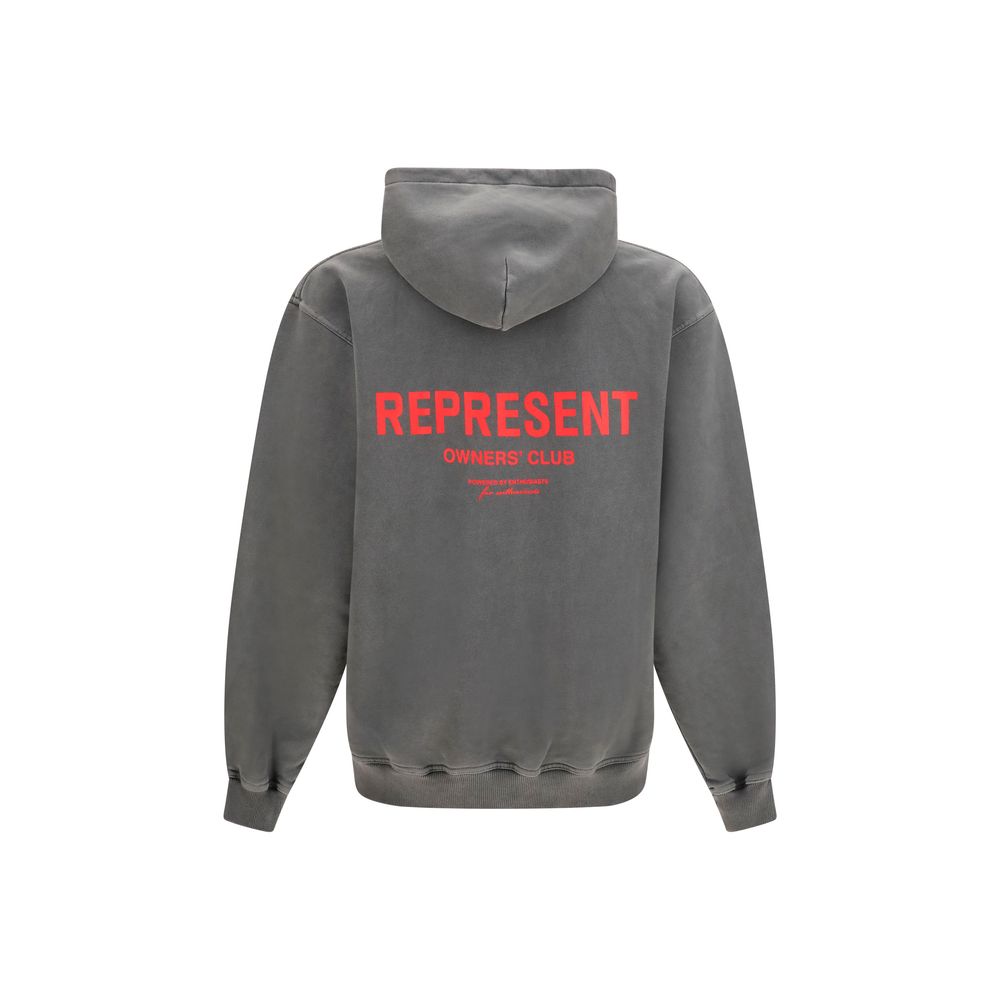 Represent Gray Cotton Sweatshirt Represent