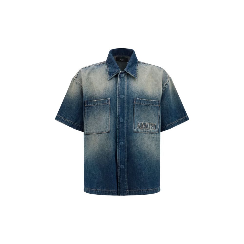 Amiri Blue Denim Shirt Amiri