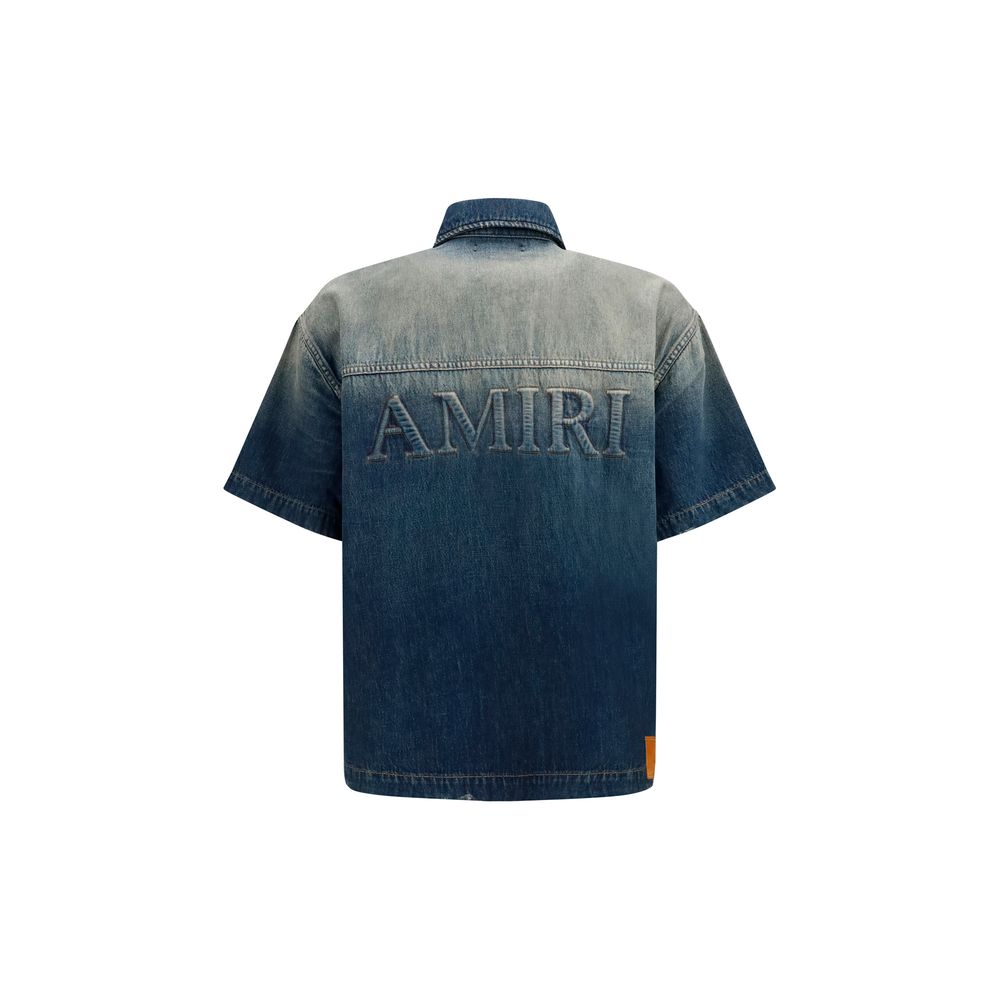 Amiri Blue Denim Shirt Amiri