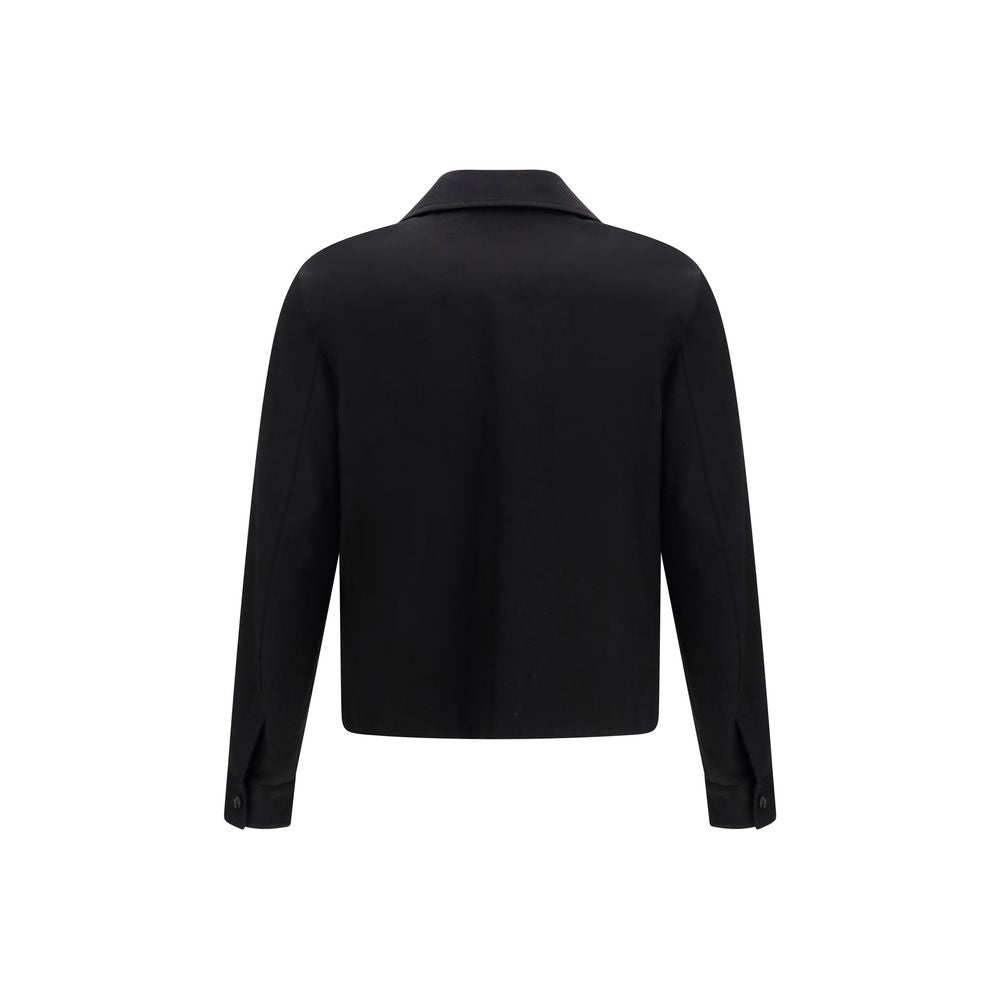 Amiri Black Cotton Full-Length Jacket Amiri