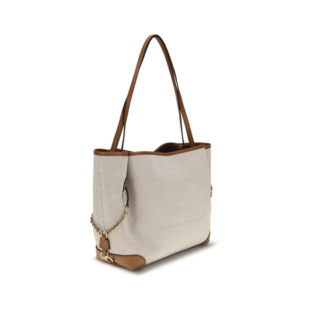 Chloé Beige Cotton Shoulder Bag Chloé