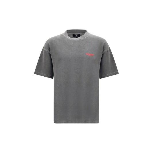 Represent Gray Cotton T-Shirt Represent