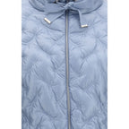 Herno Blue Polyester Full-Length Jacket Herno