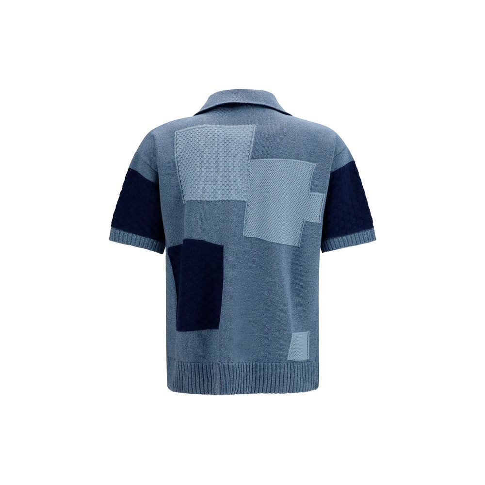 Laneus Blue Cotton Sweatshirt Laneus