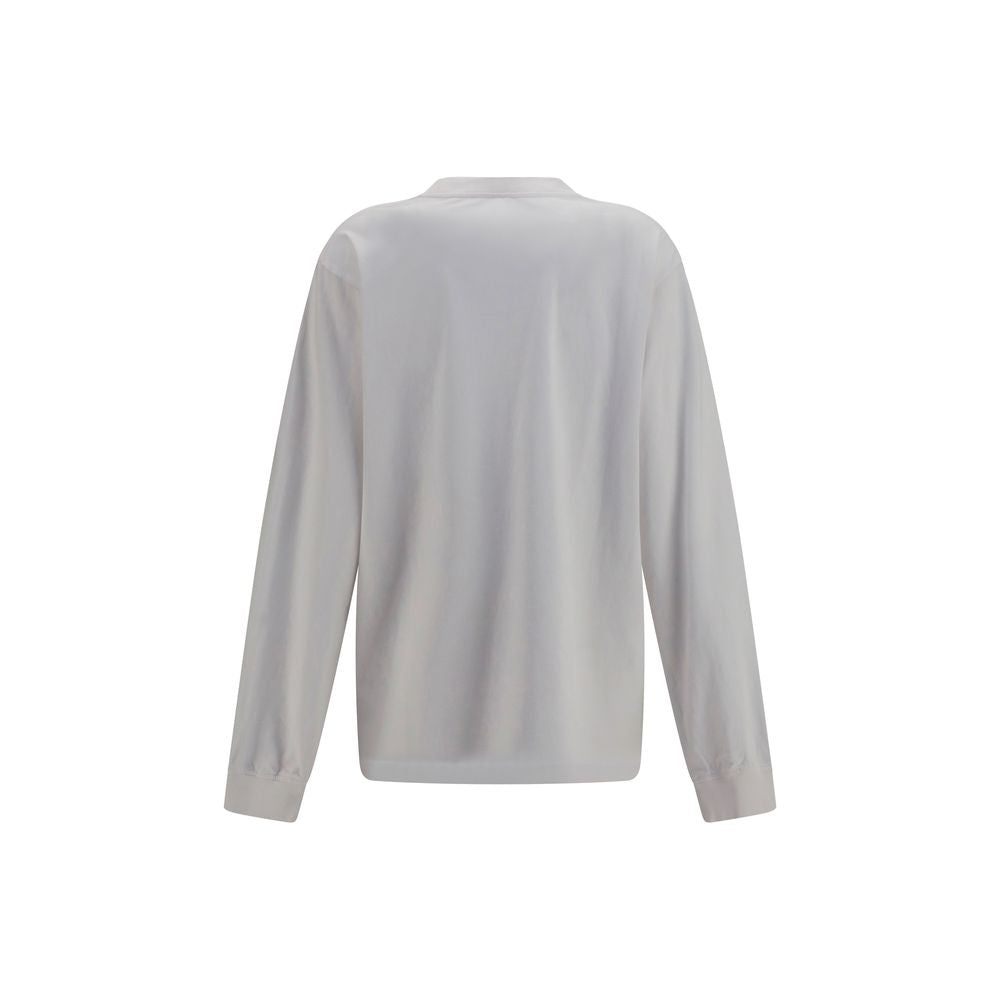 Alexander Wang White Cotton T-Shirt Alexander Wang