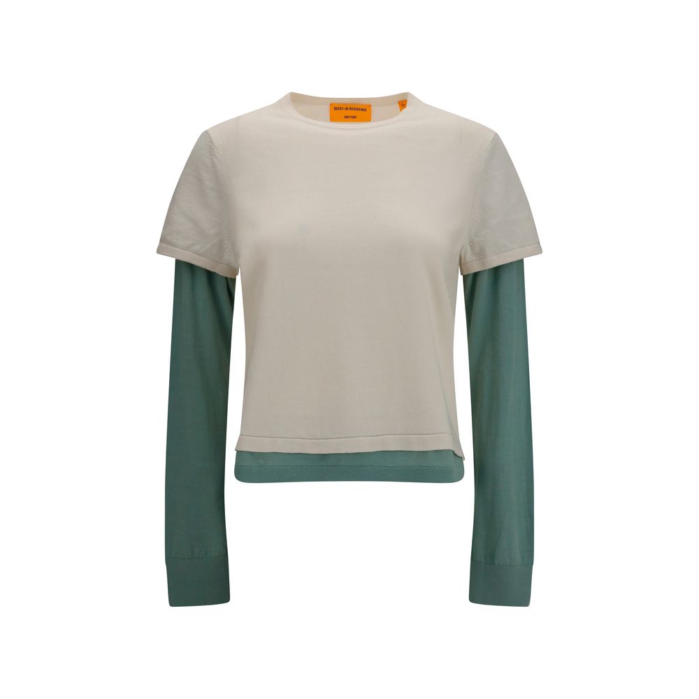 Guest in Residence Beige Cotton Sweatshirt Guest in Residence