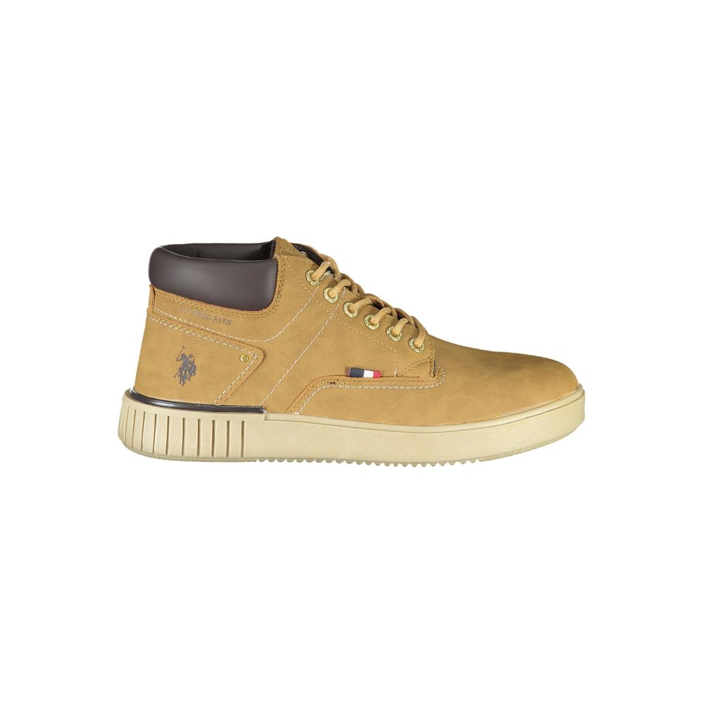 U.S. POLO ASSN. Brown Polyurethane Men's Sneaker U.S. POLO ASSN.