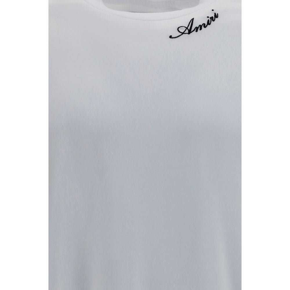 Amiri White Cotton T-Shirt Amiri