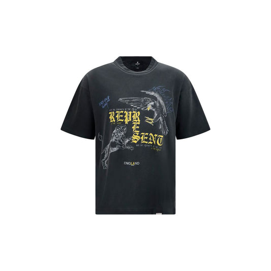 Represent Black Cotton T-Shirt Represent