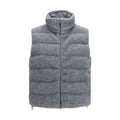 Herno Gray Polyester Sleeveless Jacket Herno