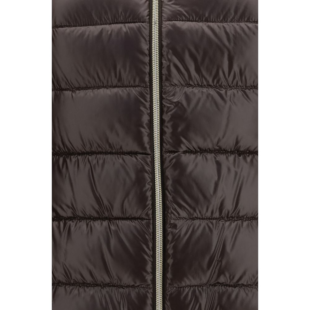 Herno Brown Polyamide Full-Length Jacket Herno