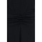 The Row Black Viscose Casual Dress