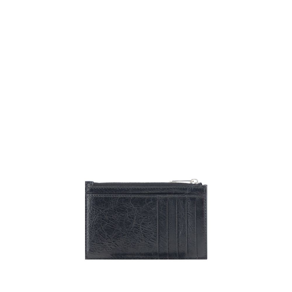 Balenciaga Black Lamb Ovis Aries Aries Wallet Balenciaga