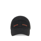 Gucci Black Cotton Cap Baseball Hat Gucci
