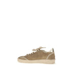 Golden Goose Beige Calf Leather Bos Taurus Athletic Sneakers - Eljoys Fashion 
