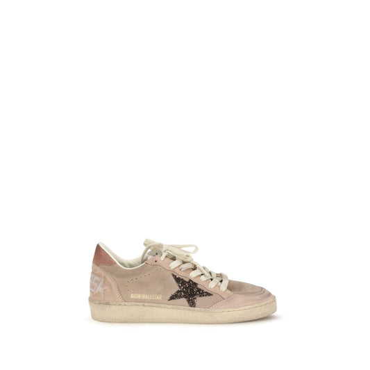 Golden Goose Beige Calf Leather Bos Taurus Low Top Sneakers Golden Goose