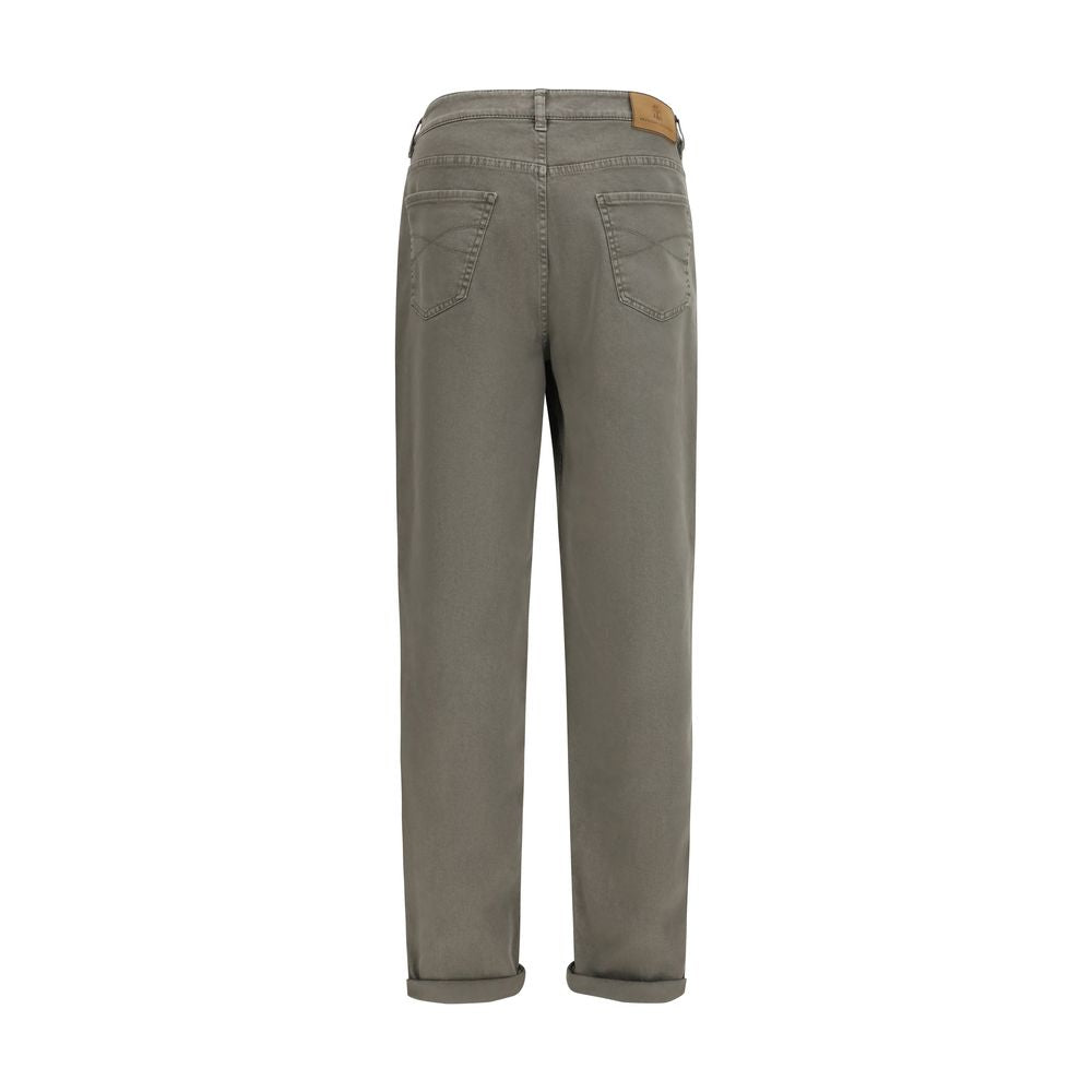 Brunello Cucinelli Bicolor Cotton Jeans Denim Brunello Cucinelli