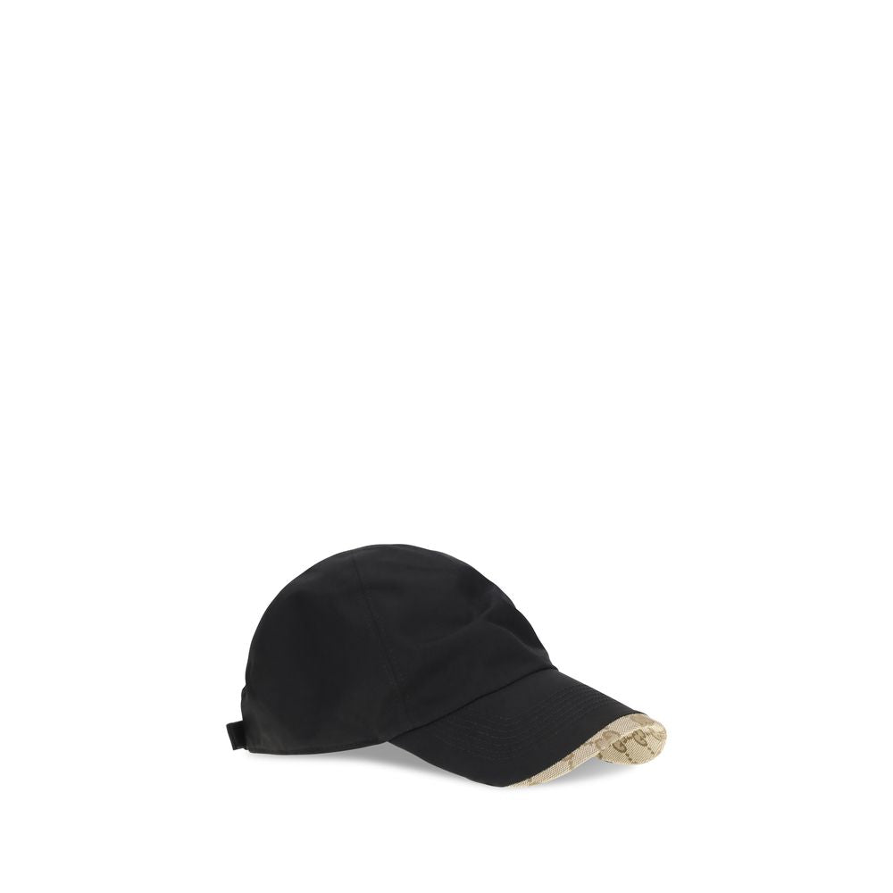 Gucci Black Cotton Cap Baseball Hat Gucci