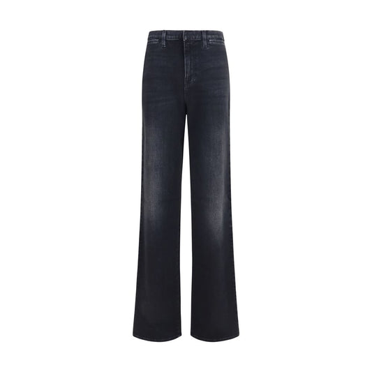 Gucci Black Cotton Straight-Leg Jeans Gucci