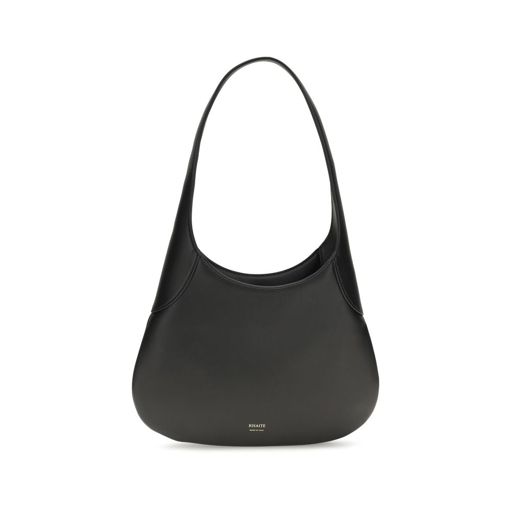 Khaite Black Calf Leather Bos Taurus Handbag Khaite