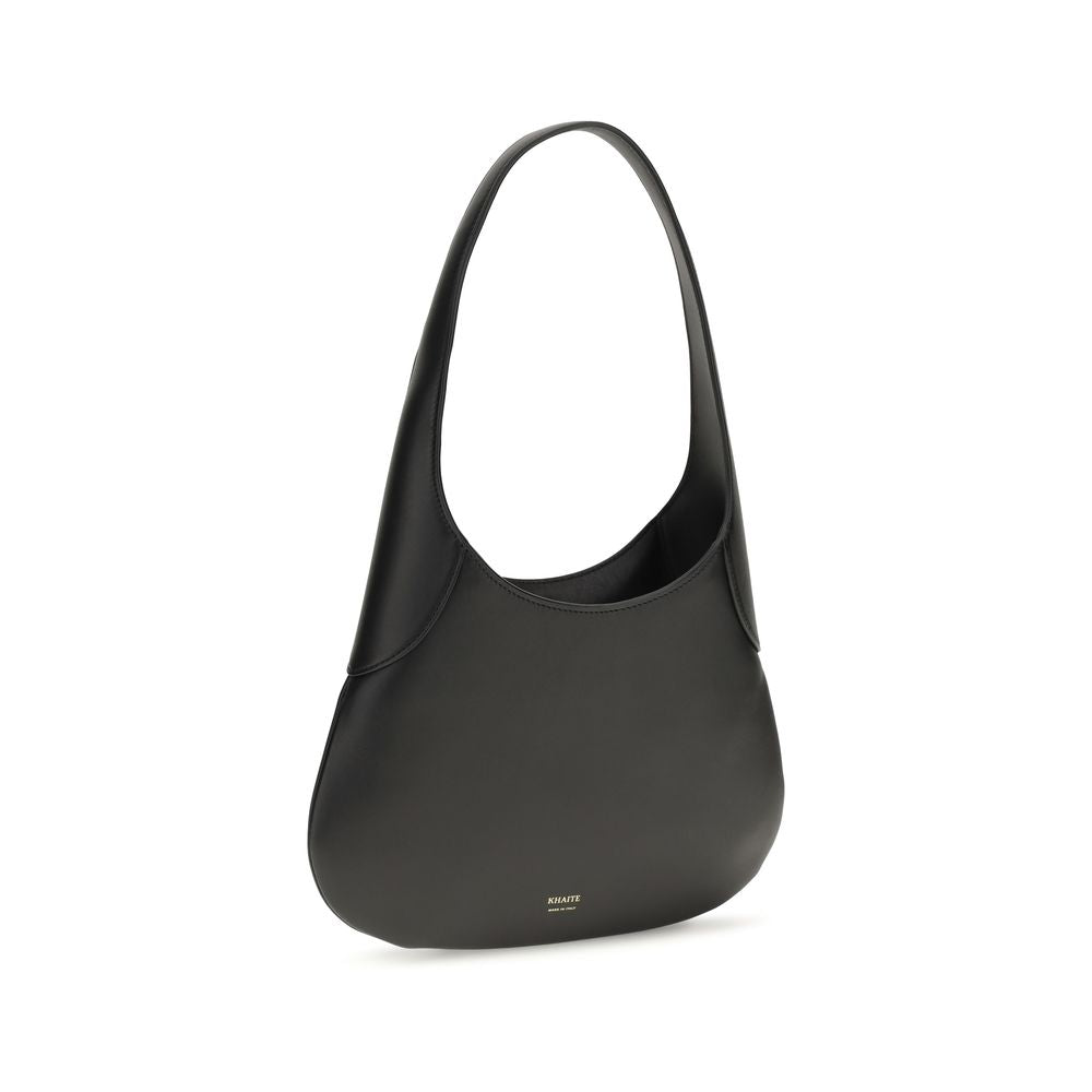 Khaite Black Calf Leather Bos Taurus Handbag Khaite