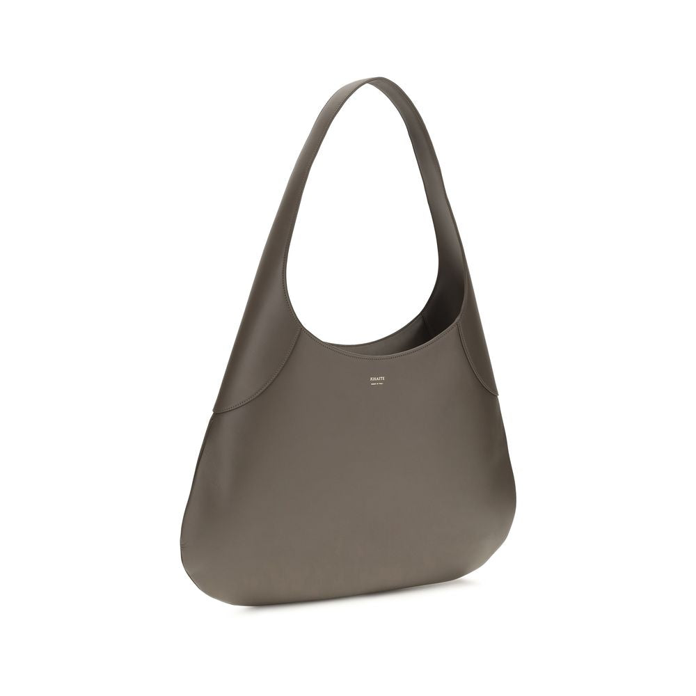 Khaite Gray Calf Leather Bos Taurus Handbag Khaite