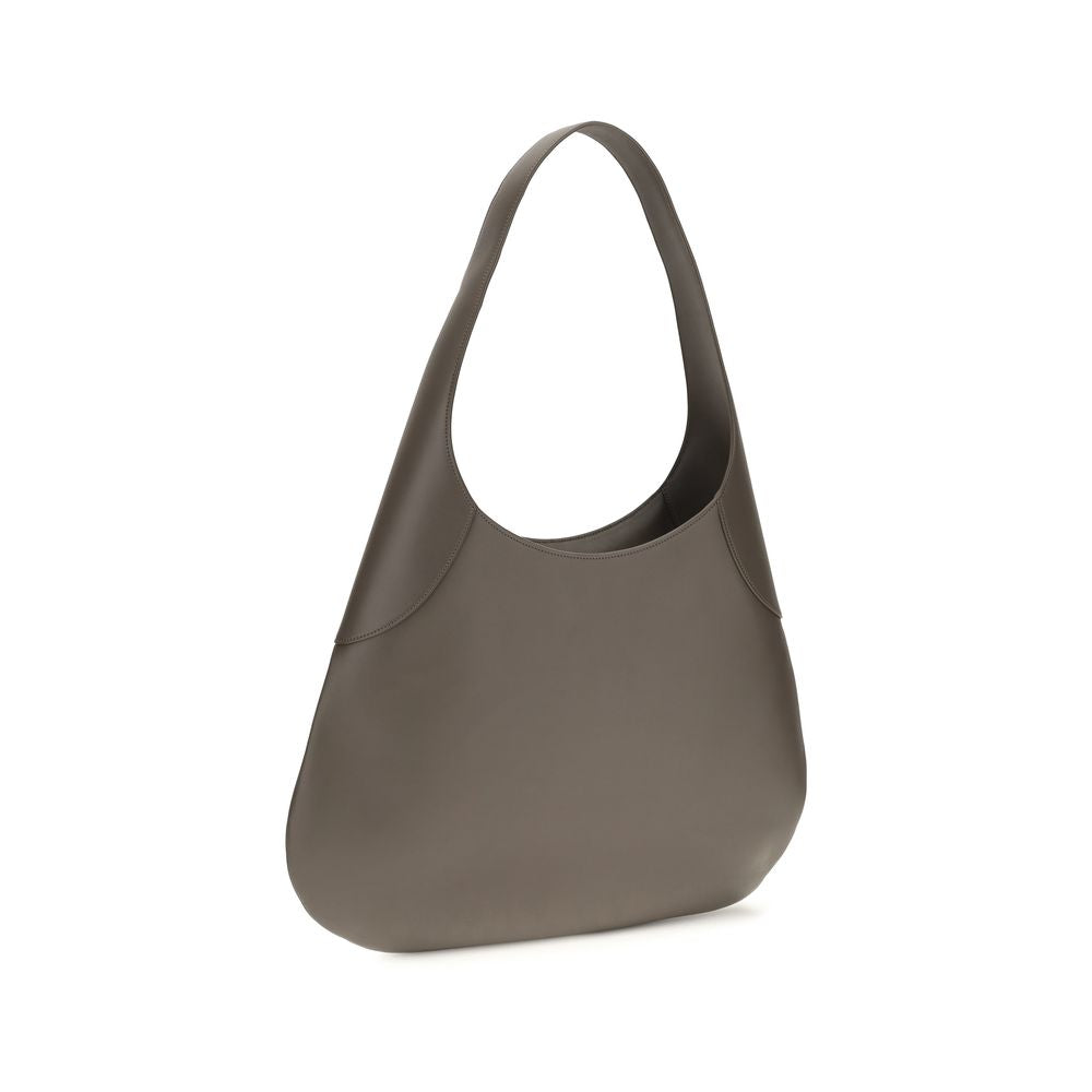 Khaite Gray Calf Leather Bos Taurus Handbag Khaite