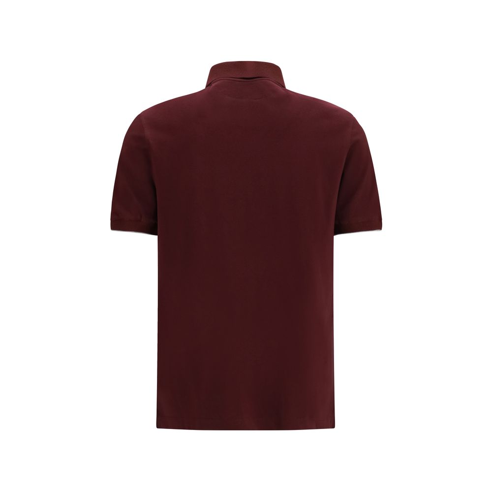 Brunello Cucinelli Bordeaux Cotton Shirt Brunello Cucinelli