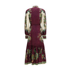 Alemais Multicolor Viscose Casual Dress