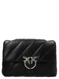 PINKO Black Lamb Leather Crossbody Bag - Eljoys Fashion 