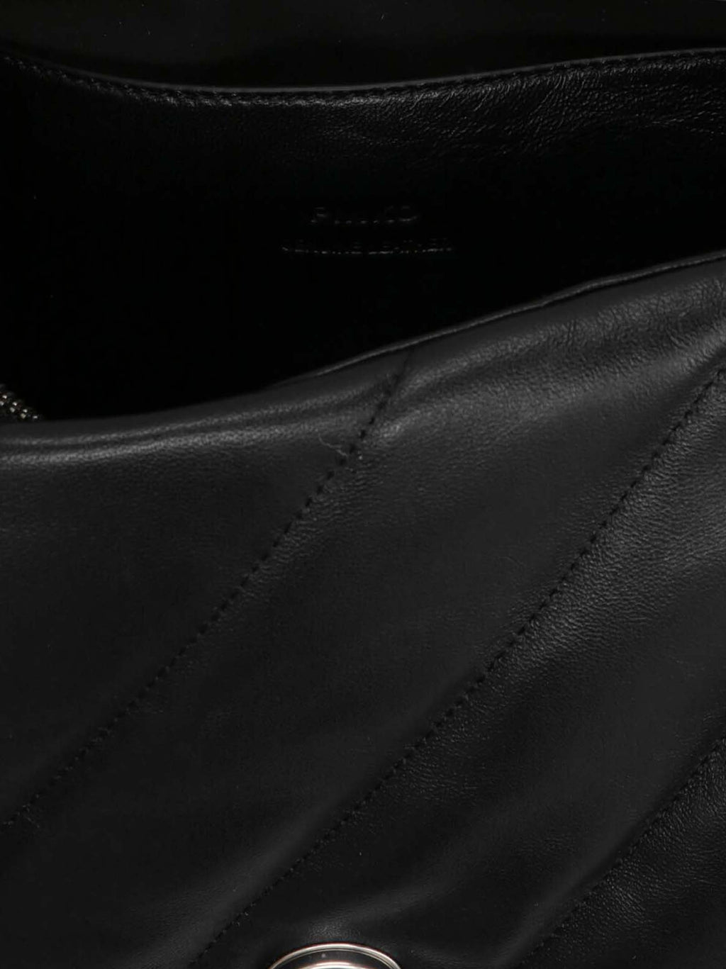 PINKO Black Lamb Leather Crossbody Bag - Eljoys Fashion 