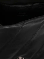 PINKO Black Lamb Leather Crossbody Bag - Eljoys Fashion 