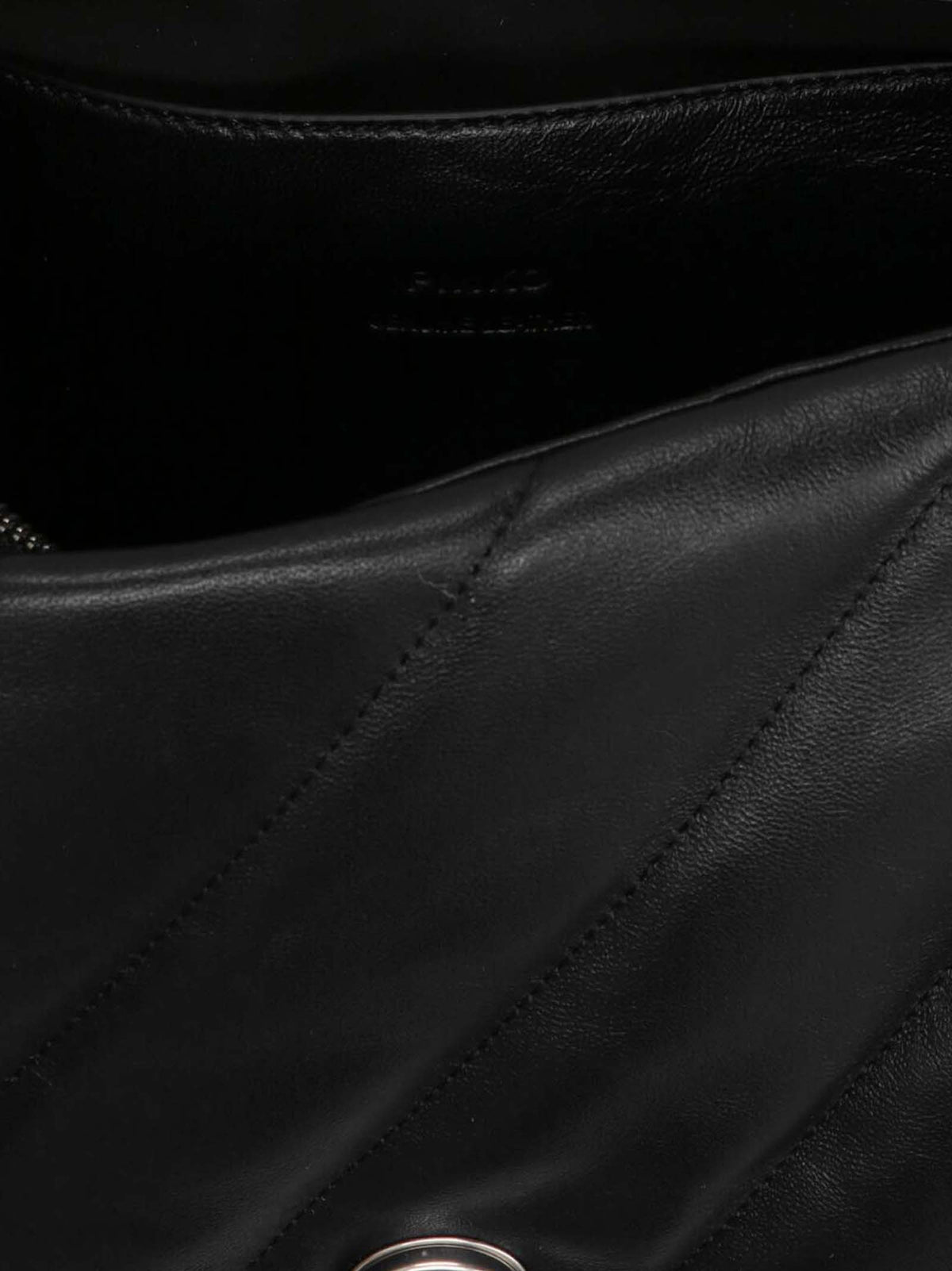 PINKO Black Lamb Leather Crossbody Bag - Eljoys Fashion 