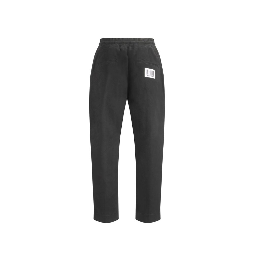 Moschino Black Cotton Joggers Workout Pants