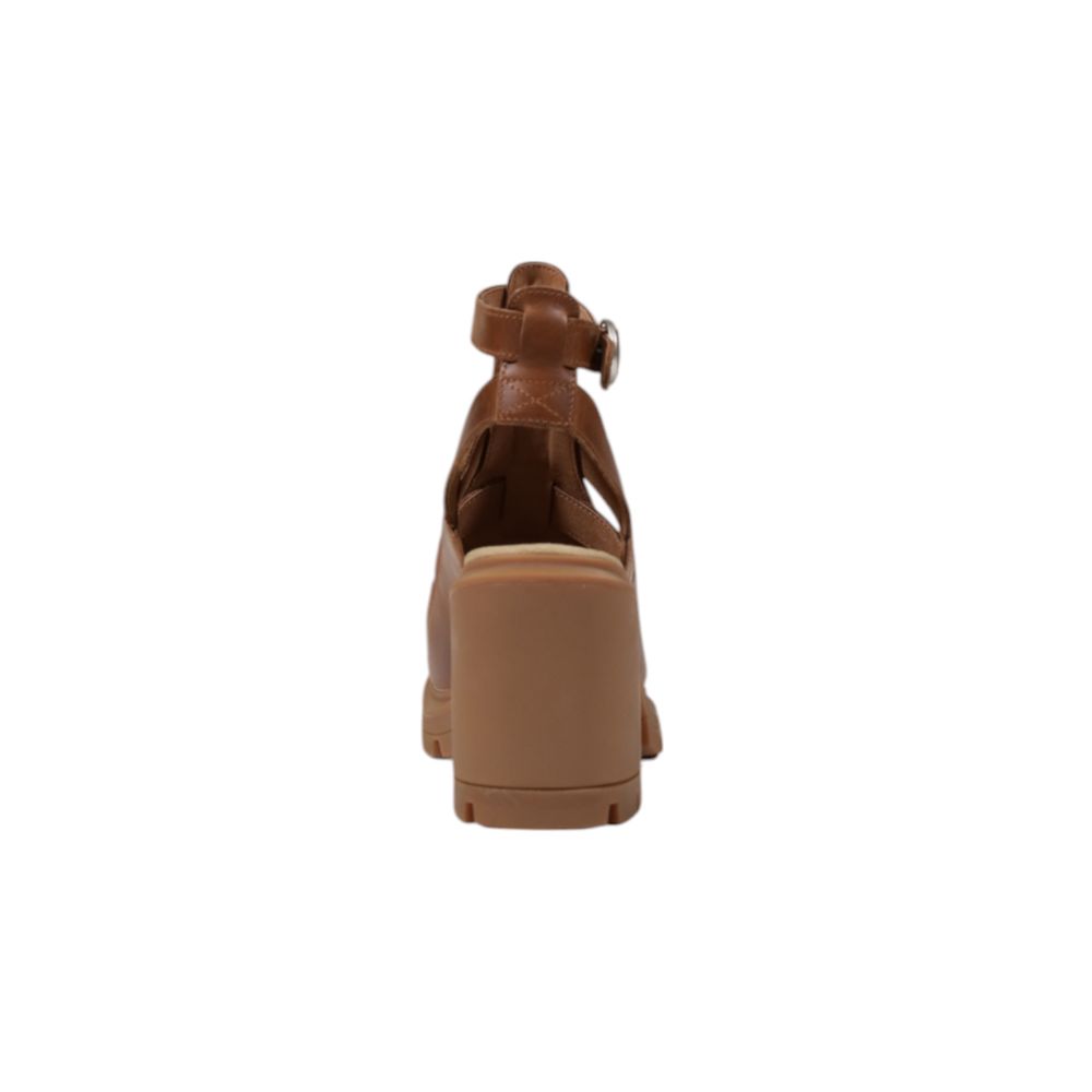 Timberland Beige Leather Strap-On Sandals Timberland