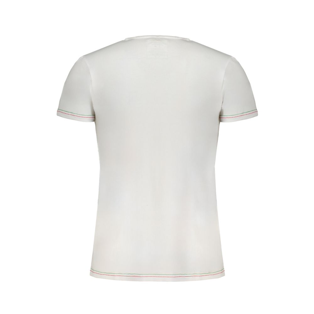 Aeronautica Militare Bianco Cotton Mens T-Shirt Aeronautica Militare