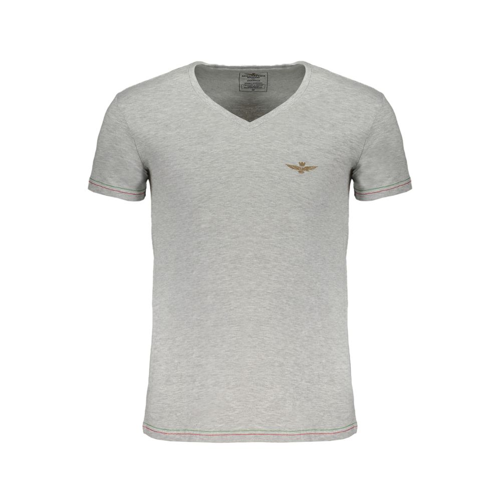 Aeronautica Militare Brown Cotton Men T-Shirt Aeronautica Militare