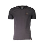 Aeronautica Militare Black Cotton Men's Shirt - Eljoys Fashion 