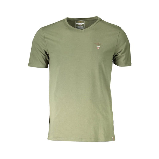 Aeronautica Militare Verde Cotton Men's T-Shirt Aeronautica Militare