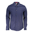 Tommy Hilfiger Blue Cotton Mens Shirt