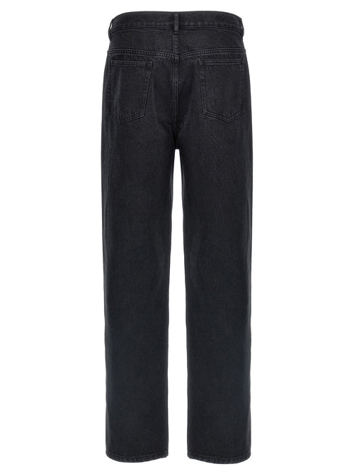A.P.C. Black Cotton Straight-Leg Jeans - Eljoys Fashion 
