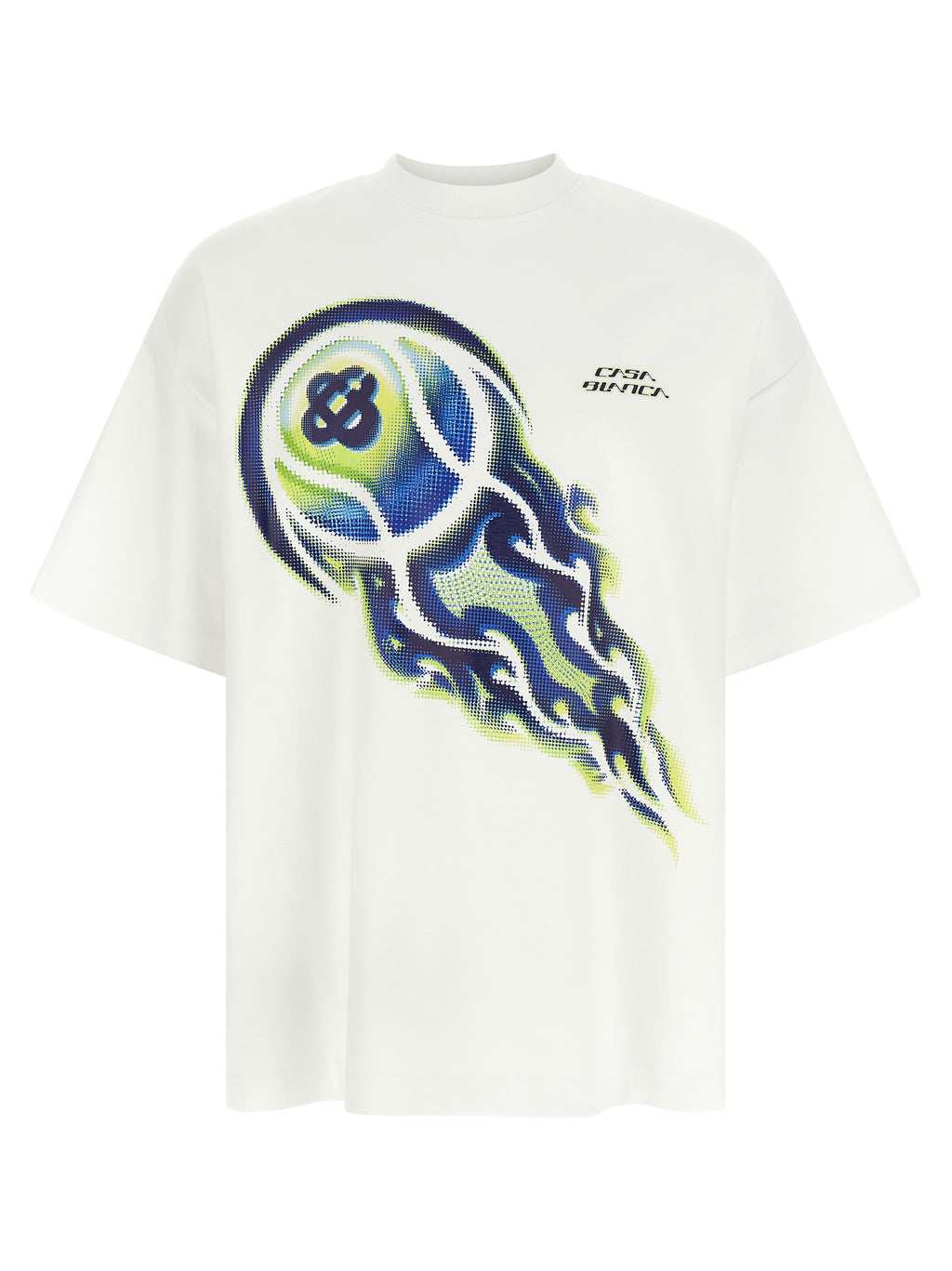 Casablanca White Cotton T-Shirt Casablanca