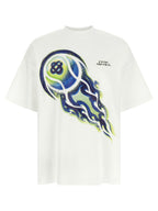 Casablanca White Cotton T-Shirt Casablanca